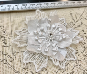 Fabric floral embellishments by Powertex UK Spring Collection